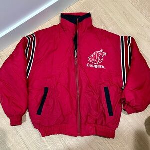 Large Vintage WSU Puffer Jacket